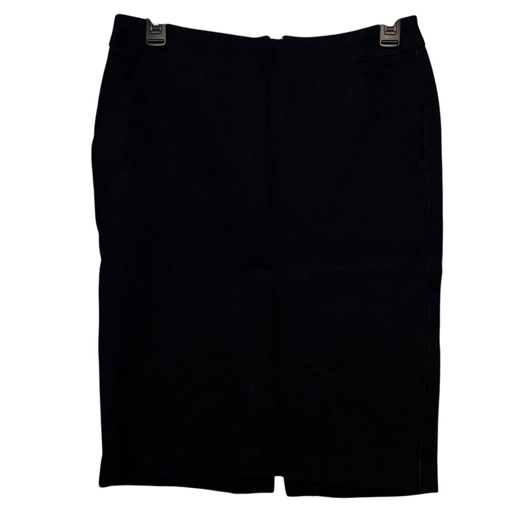 A New Day Black Pencil Skirt Womens Size 8 Classic Work Career Office